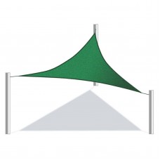 Aleko Products Triangular Waterproof Canopy Shade Sail   